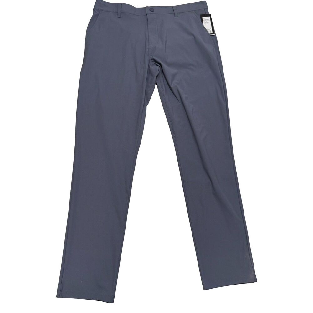 Rhone Commuter Slim Chino Performance Pants Folkstone Gray Mens Size 36 New